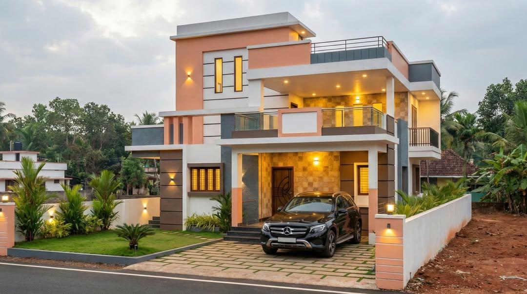 Exterior House Painting Design Ideas - Painting Services | Swapnapurti Paints